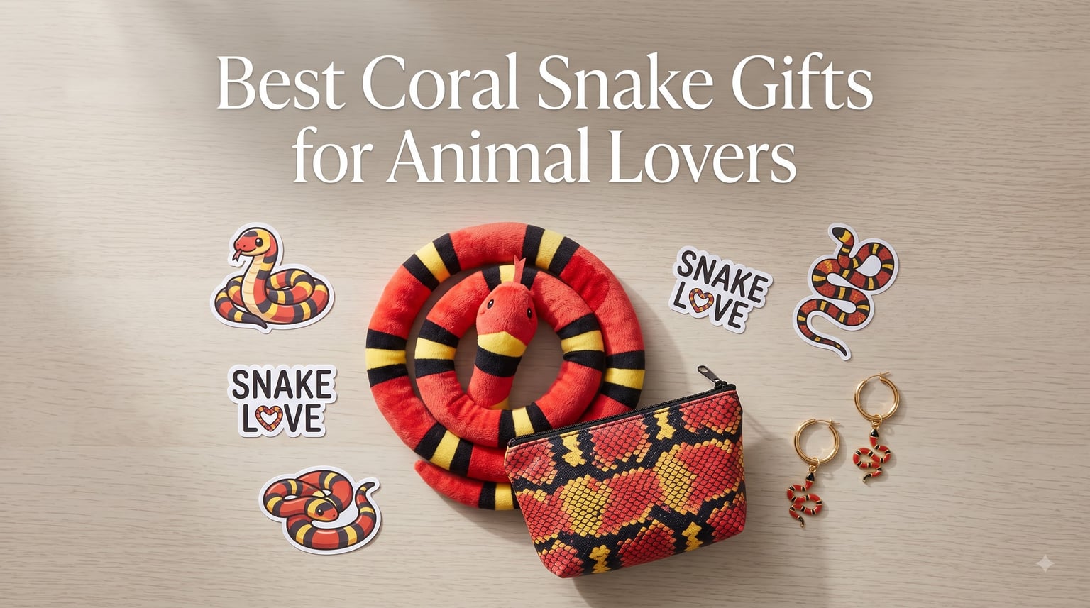 Best Coral Snake Gifts for Animal Lovers
