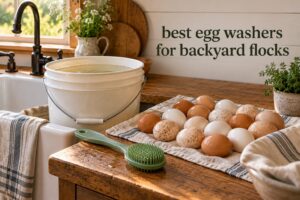 best egg washers for backyard flocks