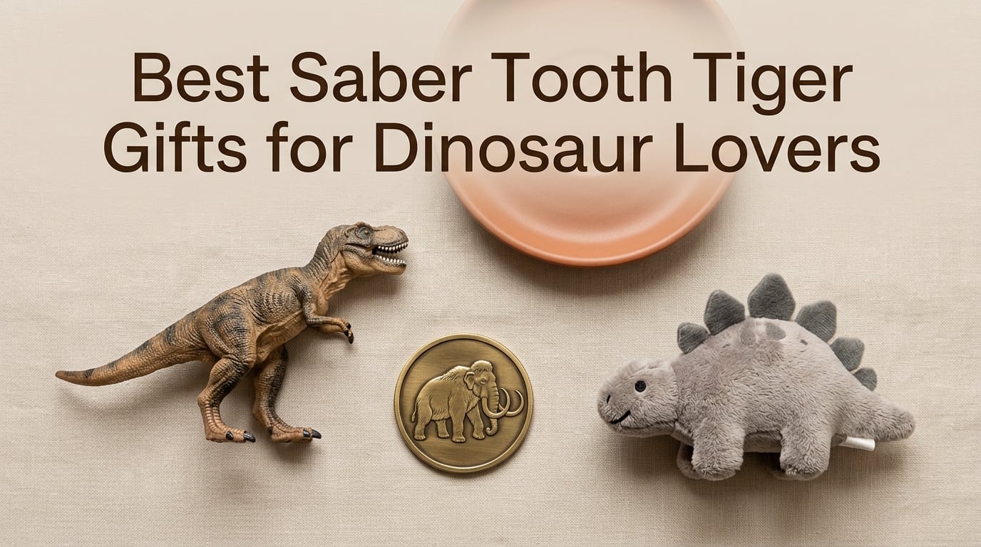 Best Saber Tooth Tiger Gifts for Dinosaur Lovers