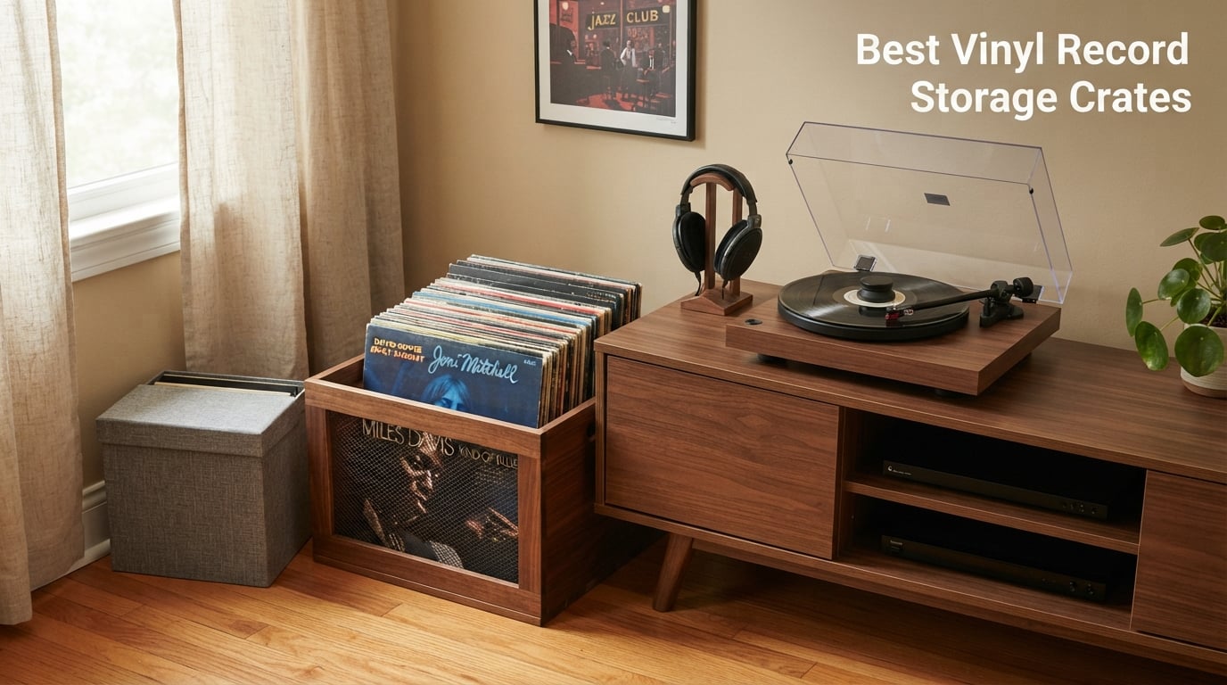 Best Vinyl Record Storage Crates