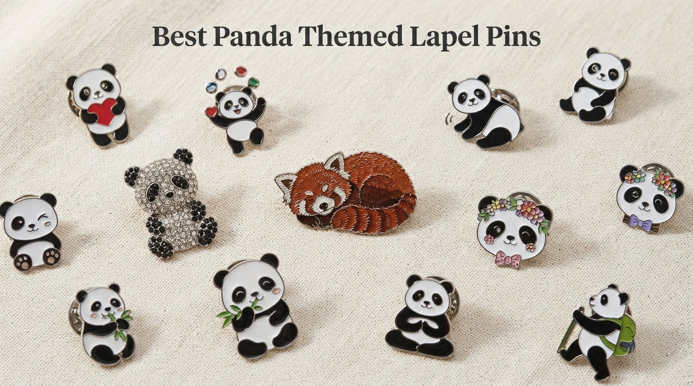 Best Panda Themed Lapel Pins