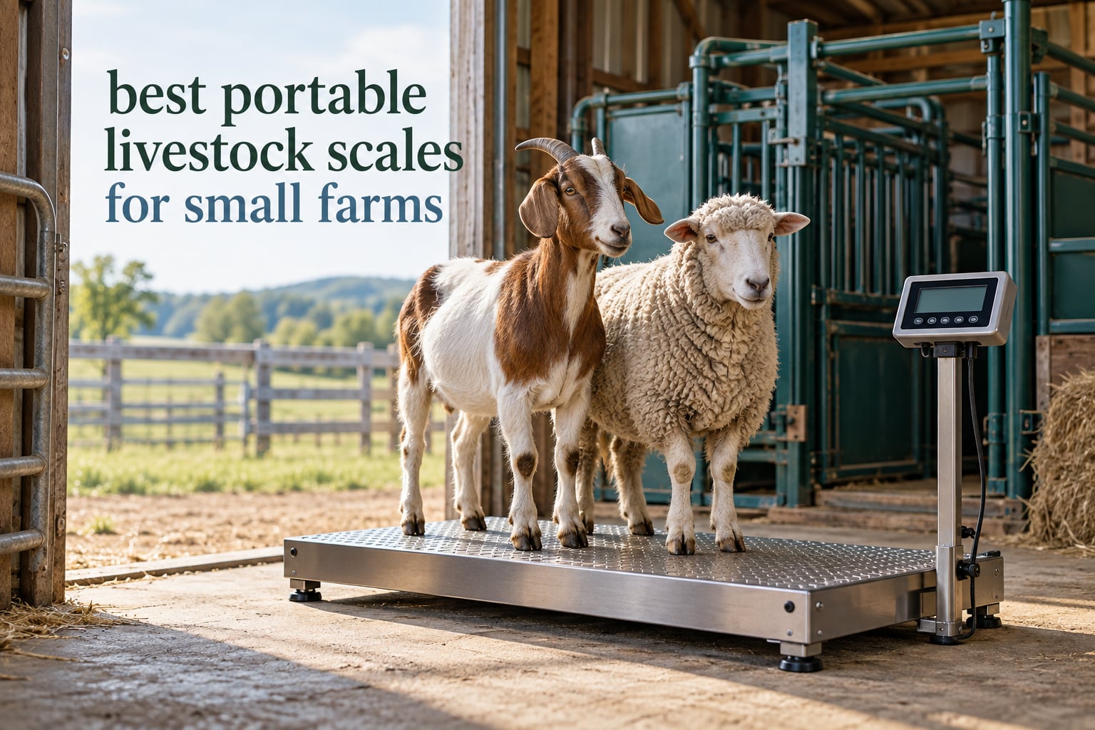 best portable livestock scales for small farms