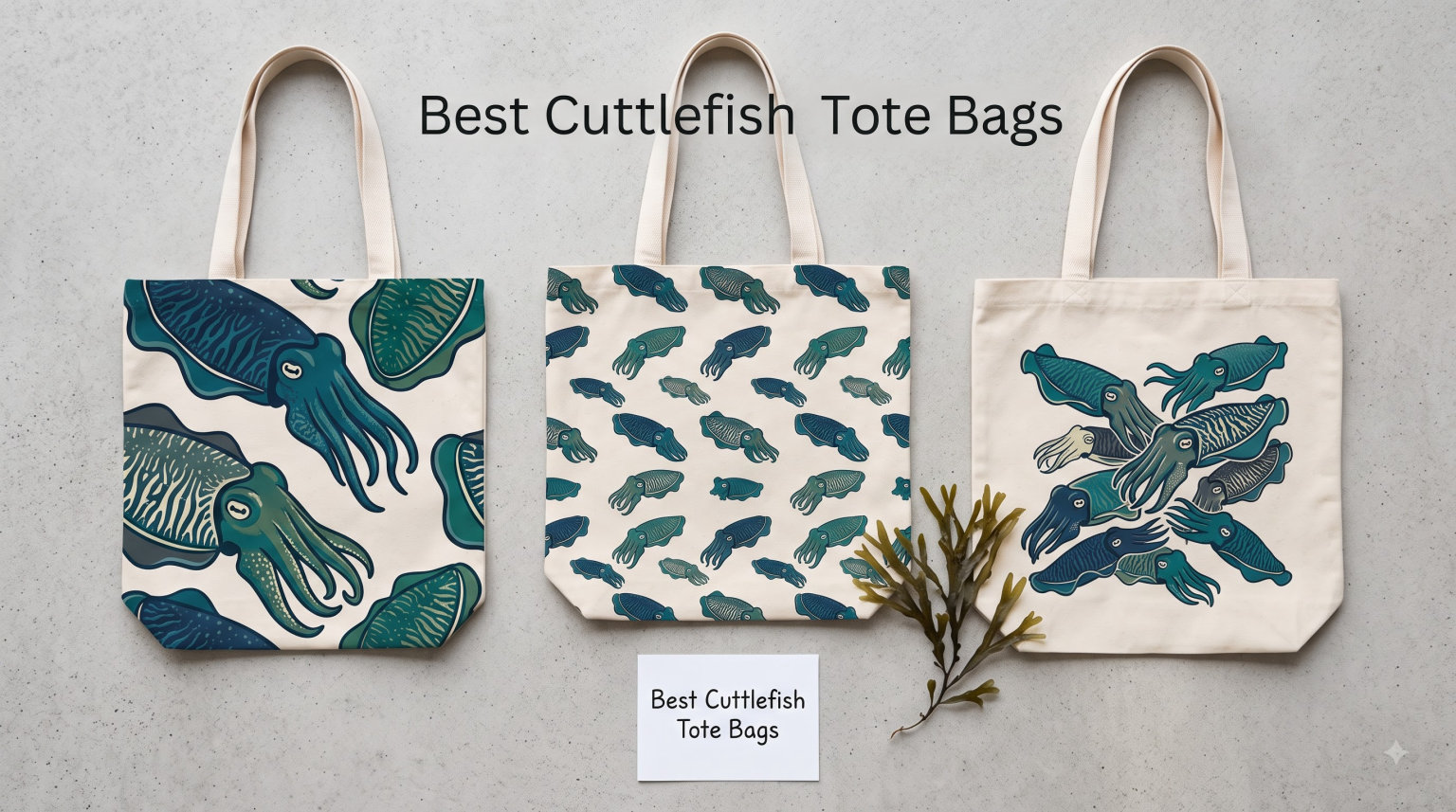 Best Cuttlefish Tote Bags