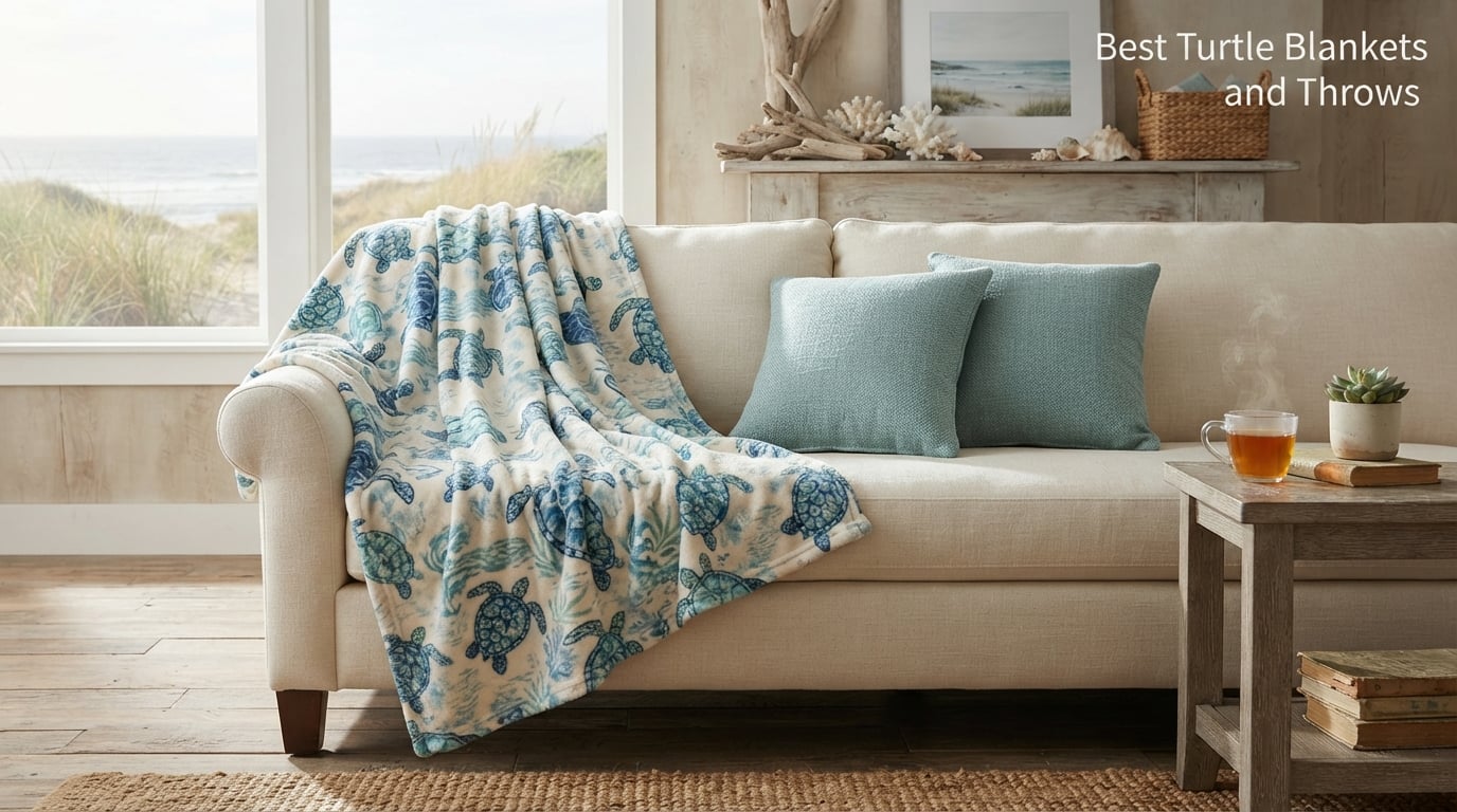 Best Turtle Blankets and Throws