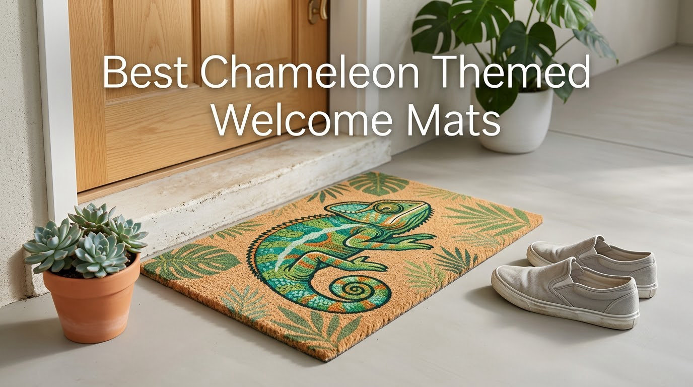 Best Chameleon Themed Welcome Mats