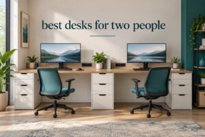 best desks for two people