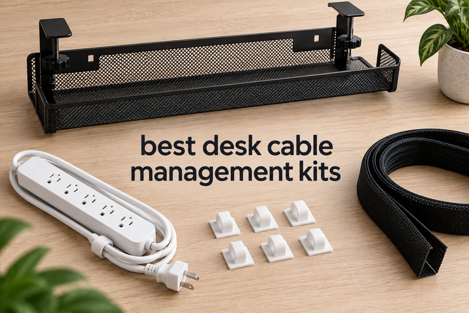 best desk cable management kits