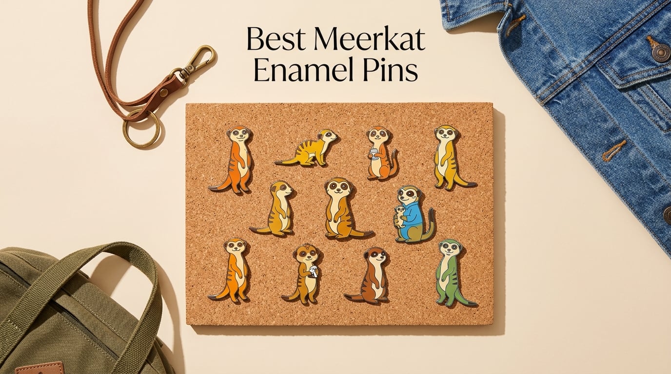 Best Meerkat Enamel Pins