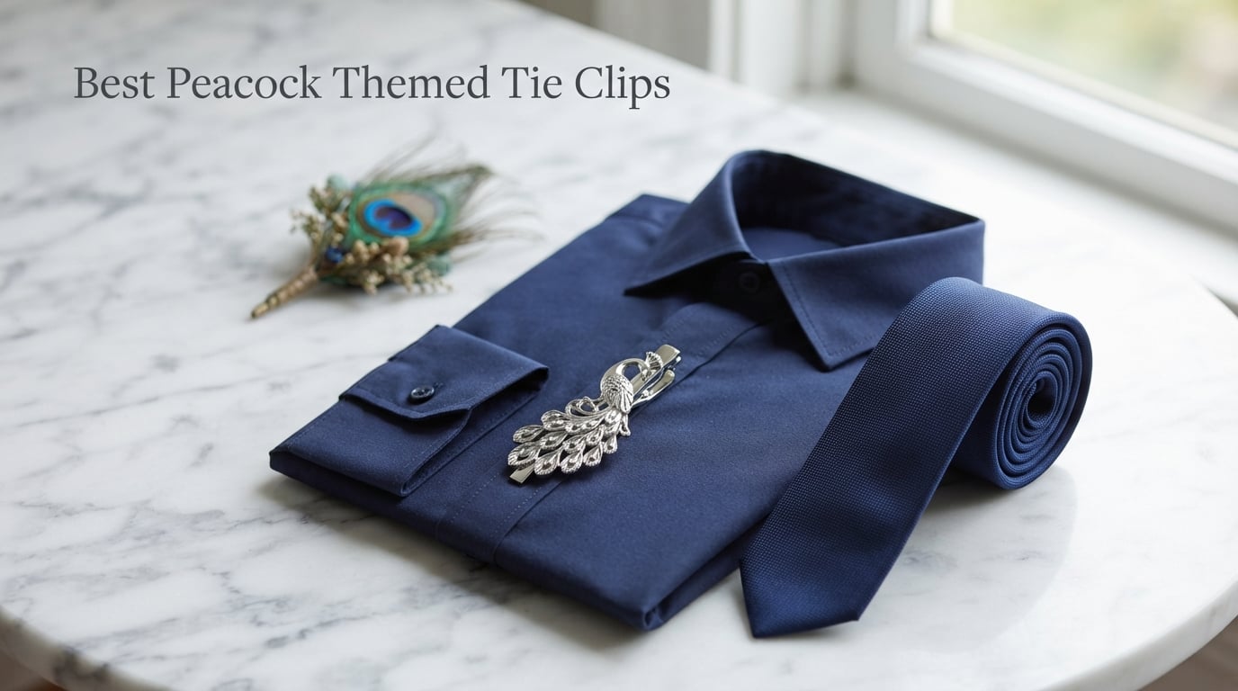 Best Peacock Themed Tie Clips