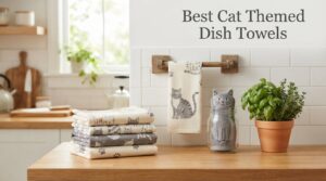 Best Cat Themed Dish Towels