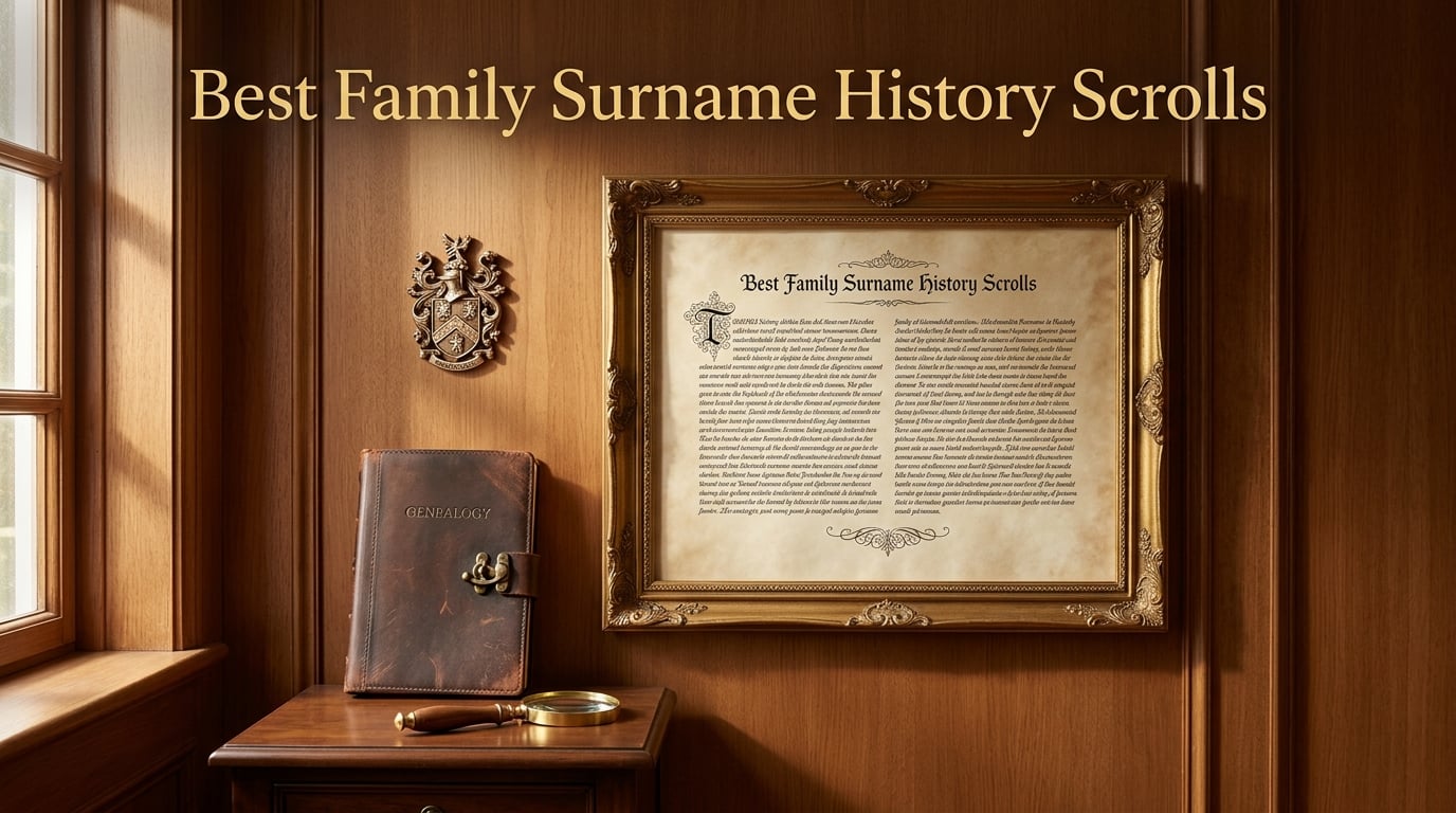 Best Family Surname History Scrolls