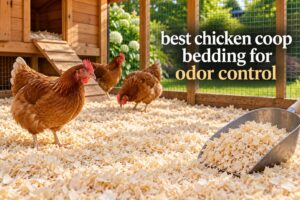 best chicken coop bedding for odor control
