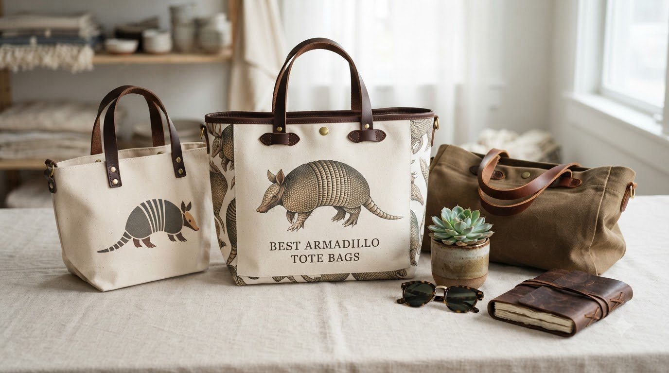 Best Armadillo Tote Bags
