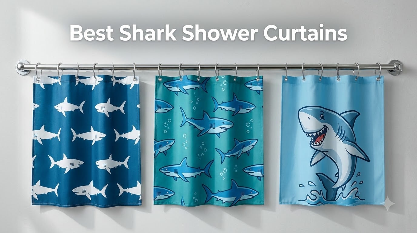 Best Shark Shower Curtains