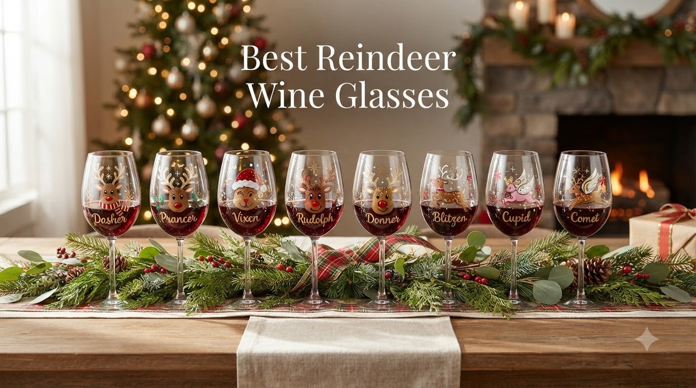 Best Reindeer Wine Glasses