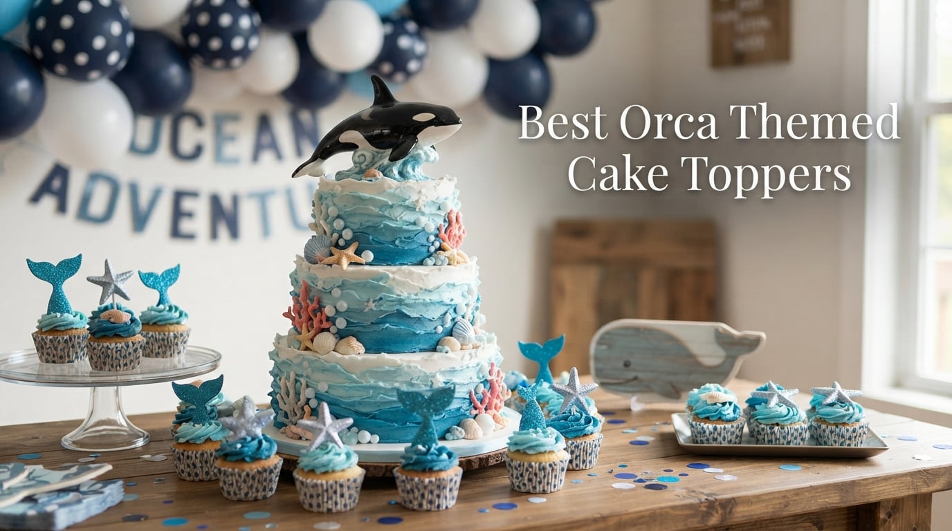 Best Orca Themed Cake Toppers