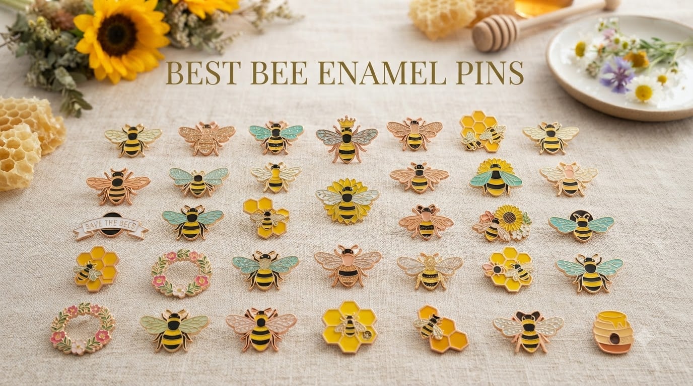 Best Bee Enamel Pins