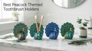 Best Peacock Themed Toothbrush Holders