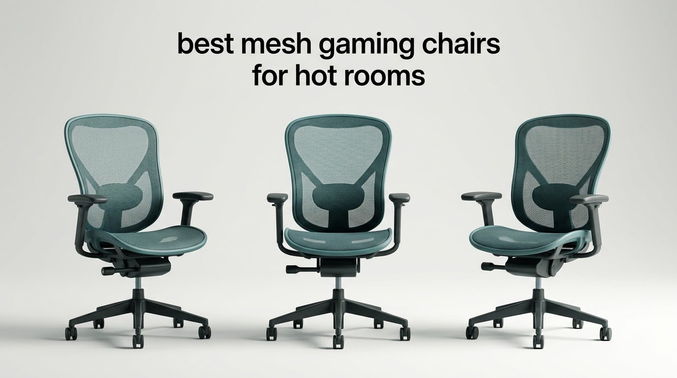 best mesh gaming chairs for hot rooms