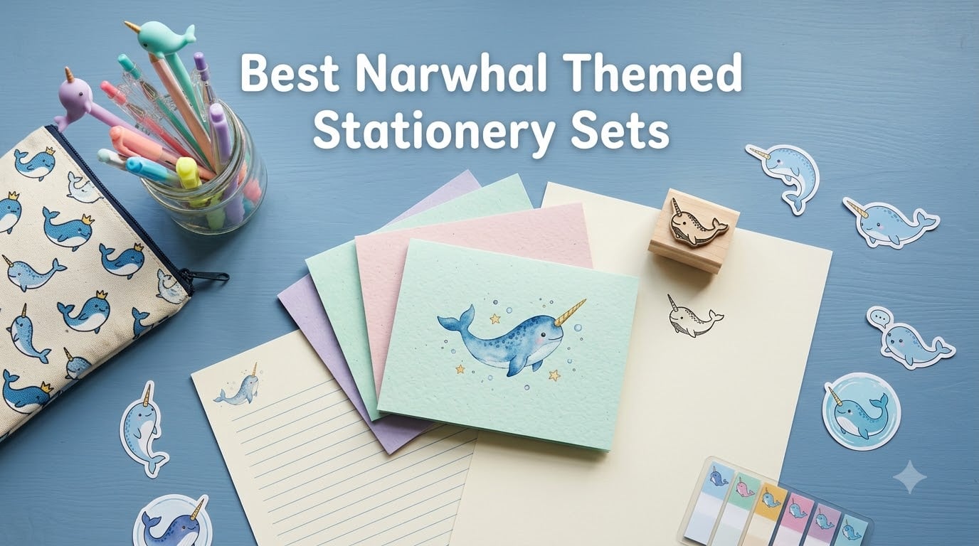 Best Narwhal Themed Stationery Sets