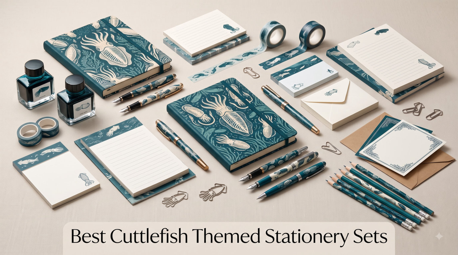 Best Cuttlefish Themed Stationery Sets