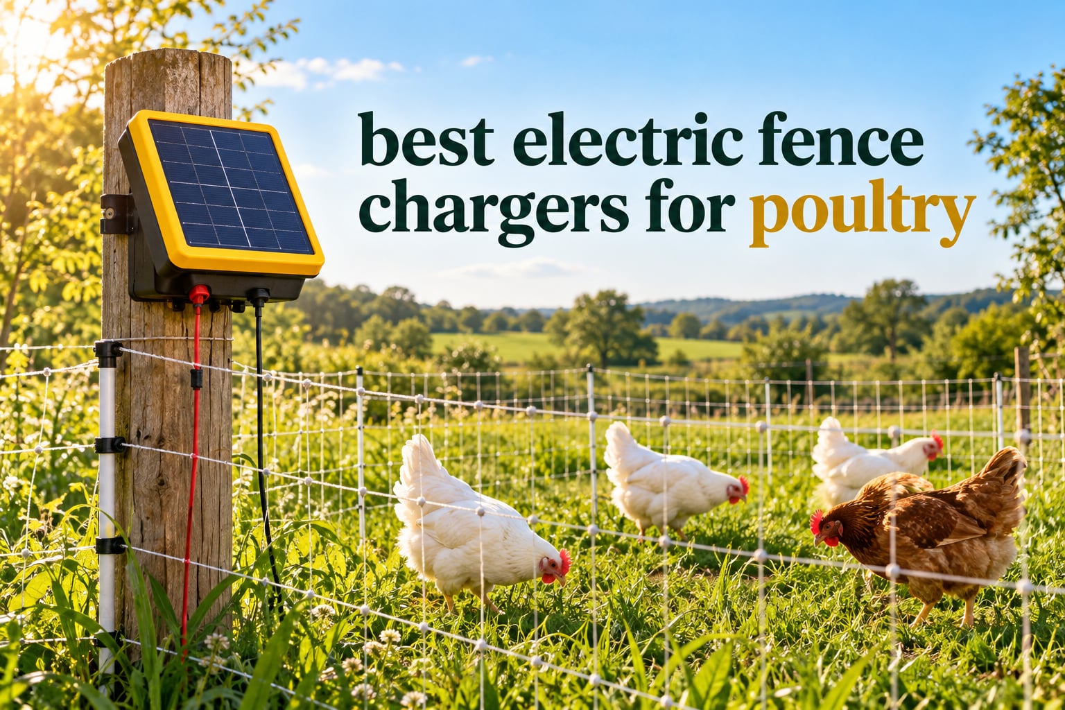 best electric fence chargers for poultry