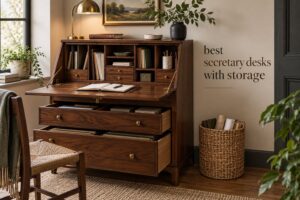 best secretary desks with storage