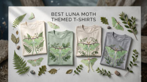 Best Luna Moth Themed T-Shirts