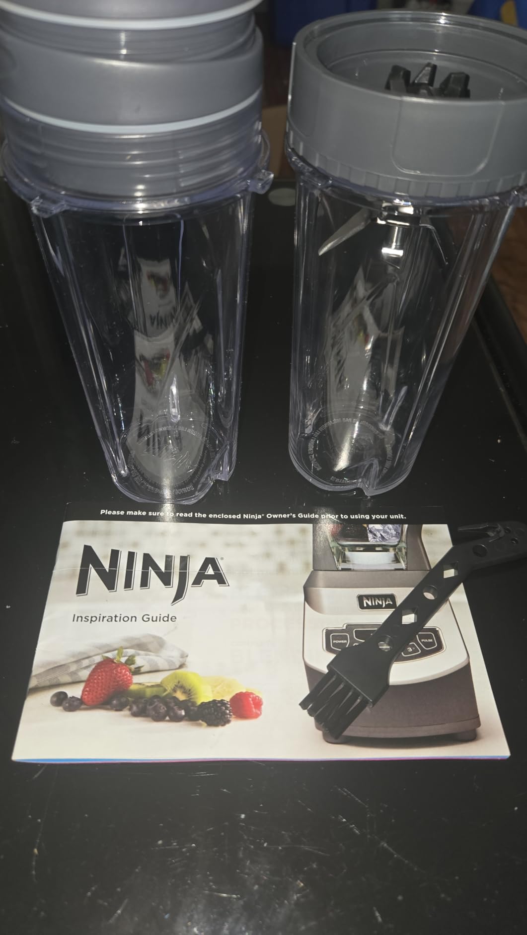 Ninja BL660 Professional Compact Smoothie & Food Processing Blender, 1100-Watts, 3 Functions -for Frozen Drinks, Smoothies, Sauces, & More, 72-oz.* Pitcher, (2) 16-oz. To-Go Cups & Spout Lids, Gray customer photo 2