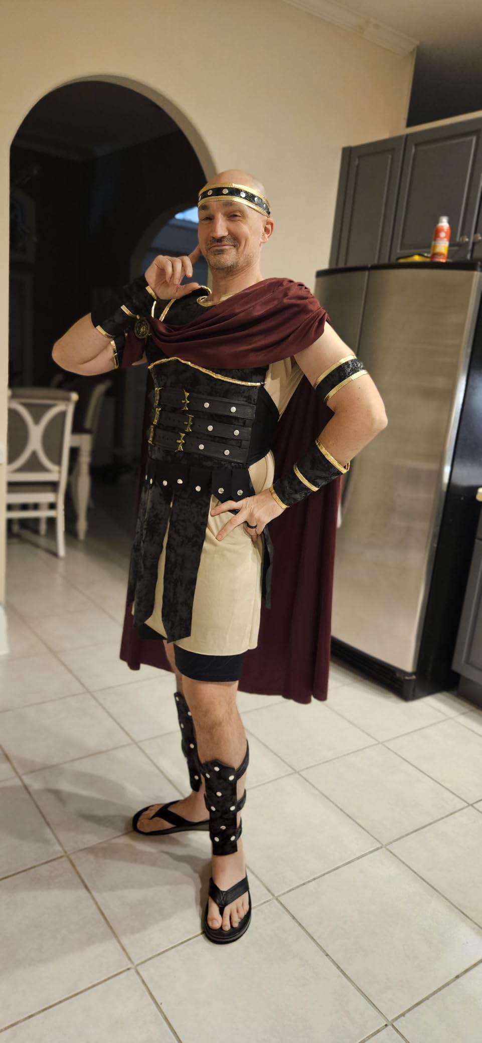 California Costumes Men's Roman Gladiator Adult customer photo 2