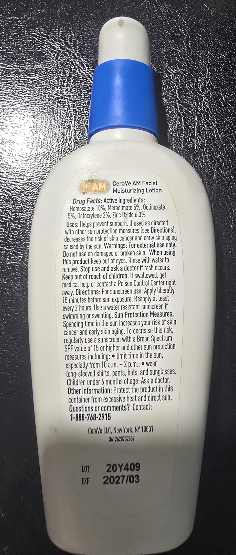 CeraVe AM Facial Daily Moisturizer, SPF 30 Face Sunscreen, 3oz customer photo 2
