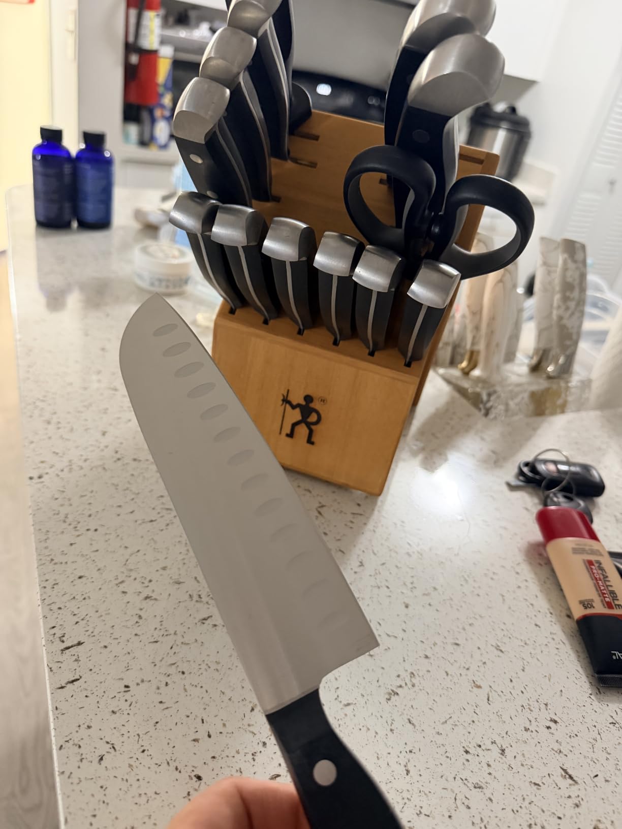 Henckels Statement 15 pc Knife Block Set, Razor-Sharp, German Engineered customer photo 1