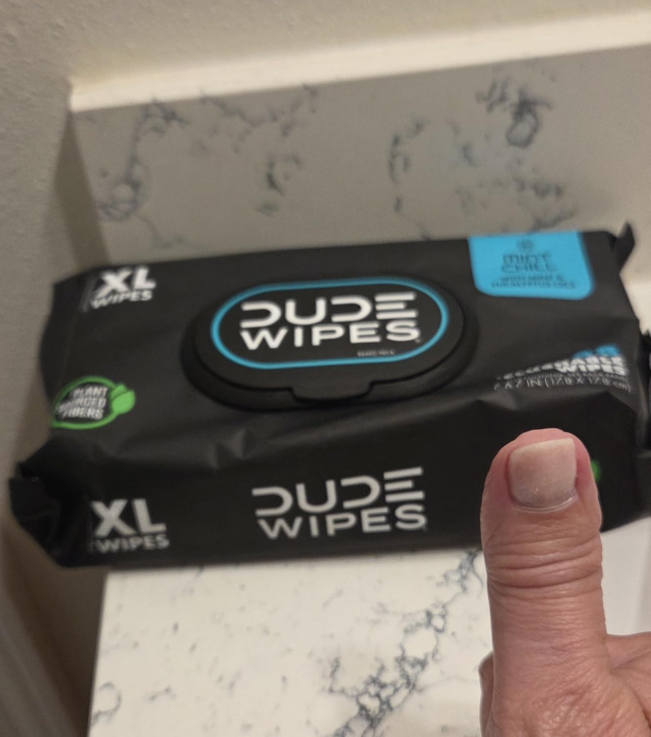 DUDE Wipes Unscented Adult Flushable Wet Wipes, Sensitive Skin, 288 Count customer photo 1