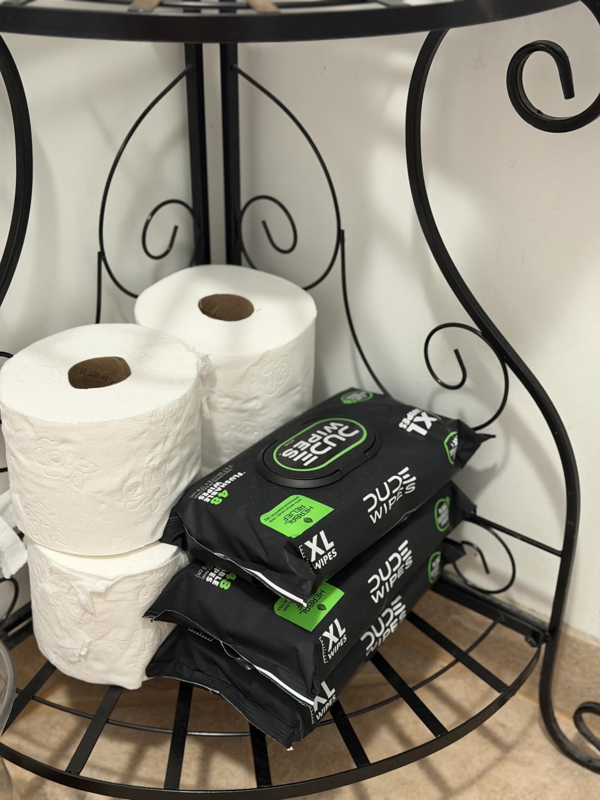 DUDE Wipes Unscented Adult Flushable Wet Wipes, Sensitive Skin, 288 Count customer photo 2