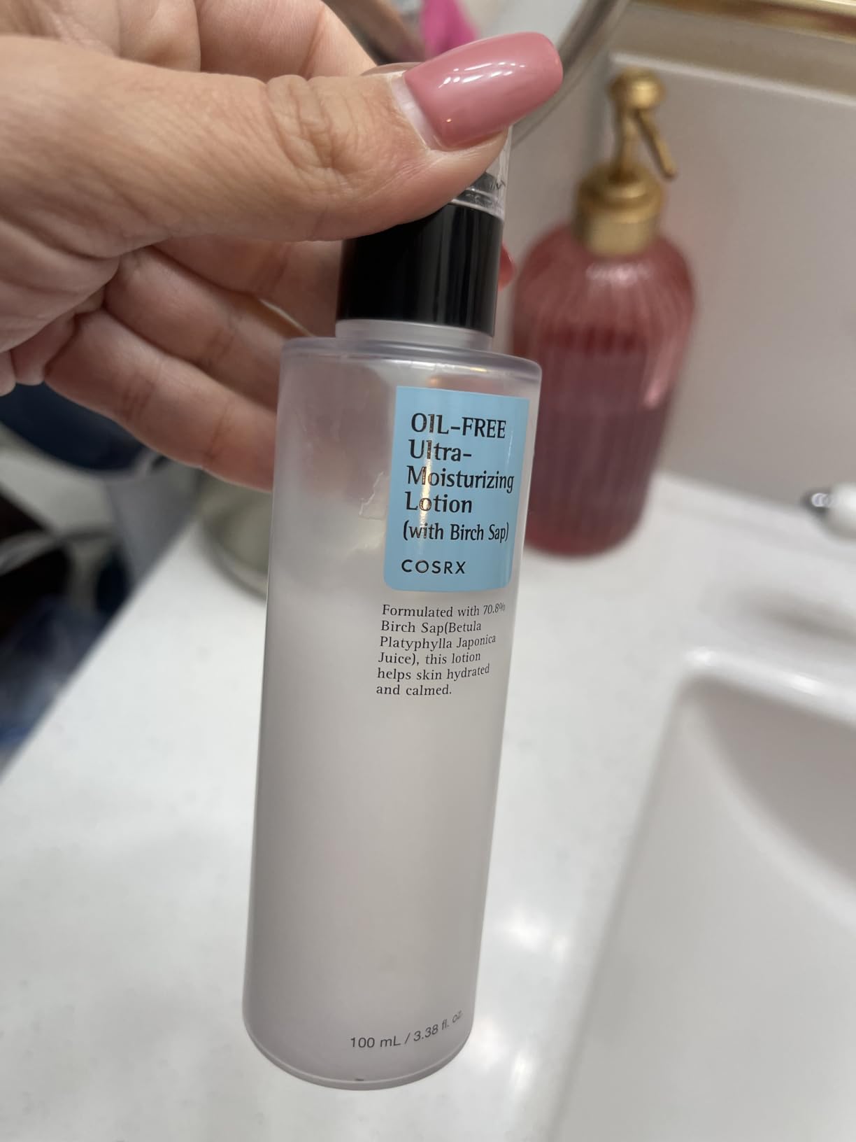 COSRX Oil Free Lotion with Birch Sap, Acne Facial Moisturizer, 3.38 fl oz customer photo 1