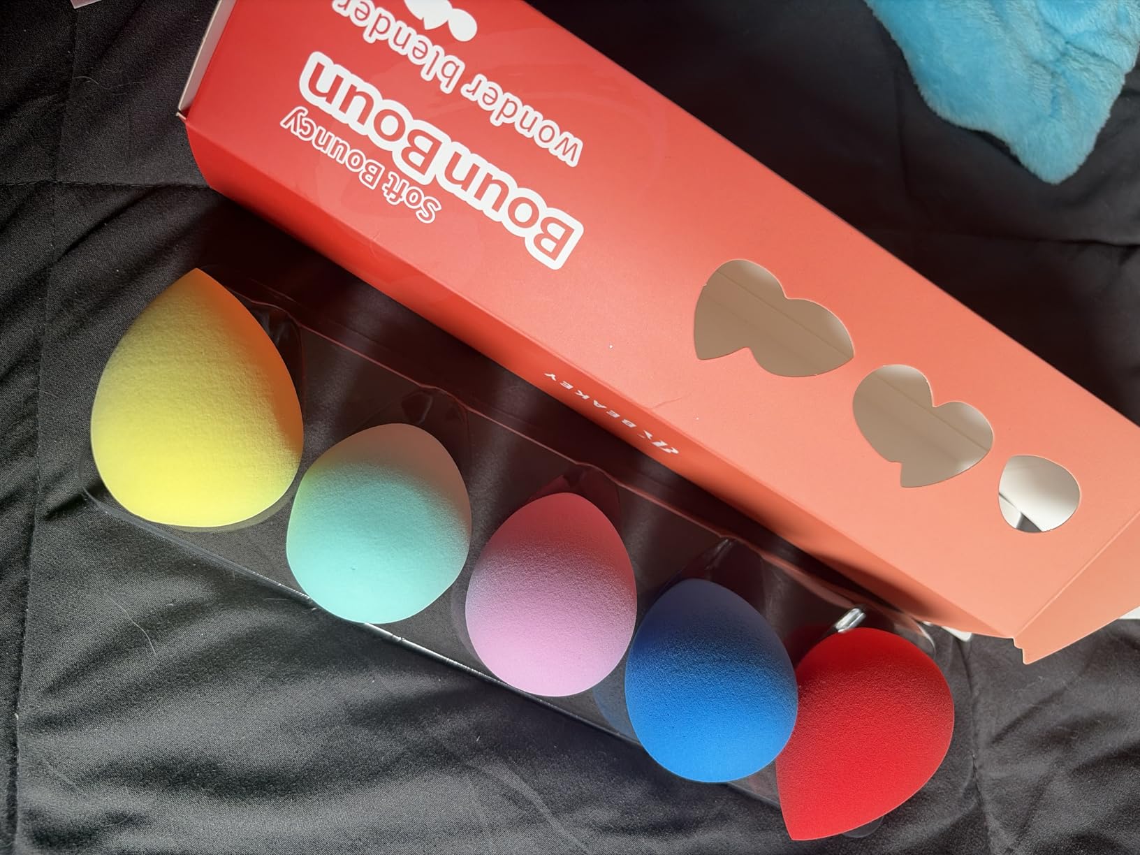 BEAKEY Makeup Sponge Set, 5 Pack Foundation Beauty Sponges & Soft Blenders customer photo 2