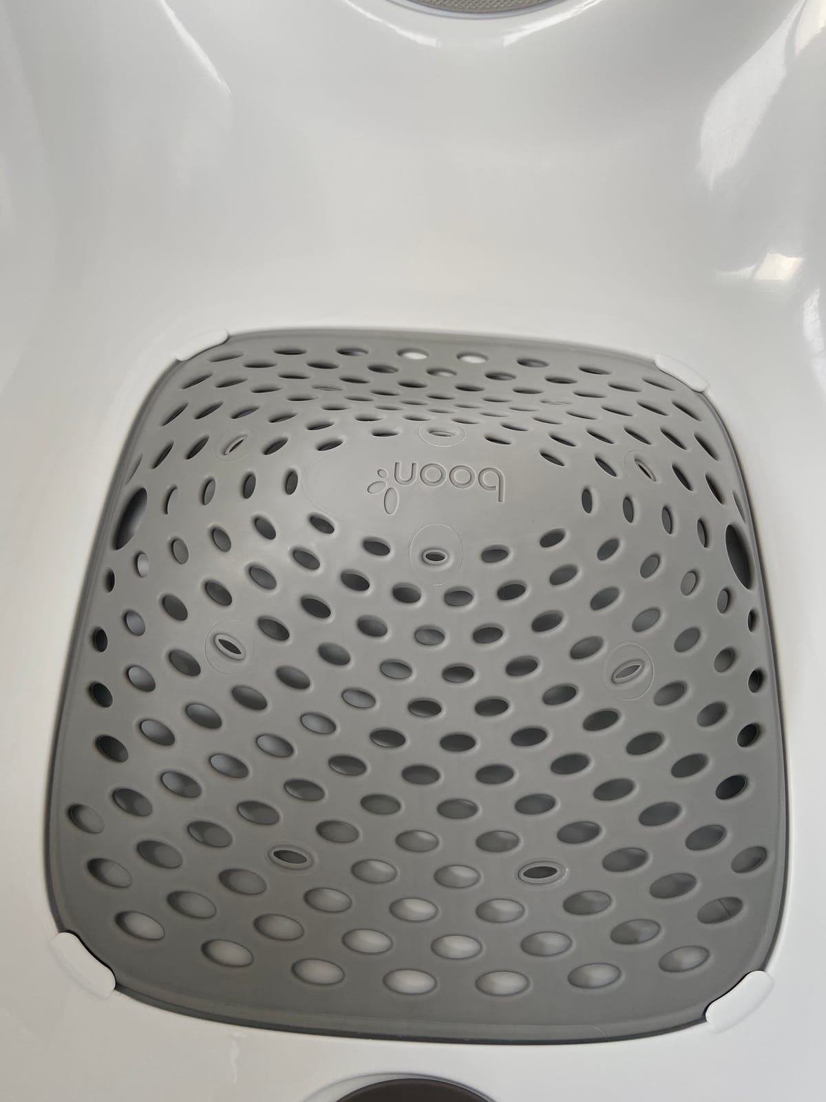 Boon Soak 3 Stage Baby Bathtub - Baby Bath Tub with Three Support Positions for Newborn to Toddlers - Color Changing Drain Plug for Ideal Bath Temperature - Gray - Ages 0 to 18 Months and Up customer photo 1
