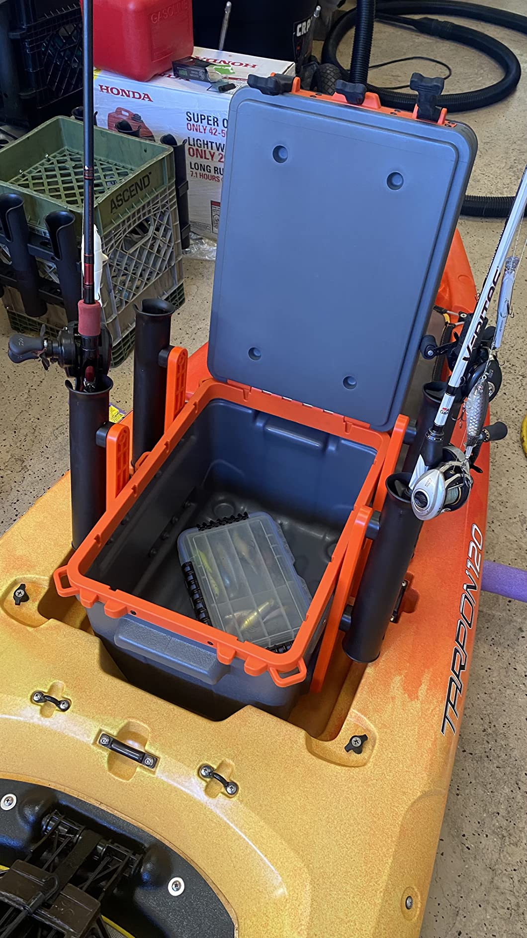 Wilderness Systems Kayak Crate - 4 Rod Holders - Kayak and Boat Tackle Storage - Fits Anglet Boats customer photo 1