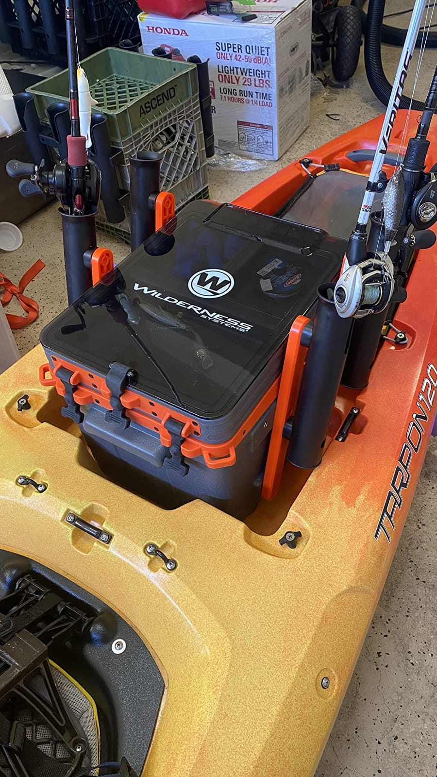 Wilderness Systems Kayak Crate - 4 Rod Holders - Kayak and Boat Tackle Storage - Fits Anglet Boats customer photo 2