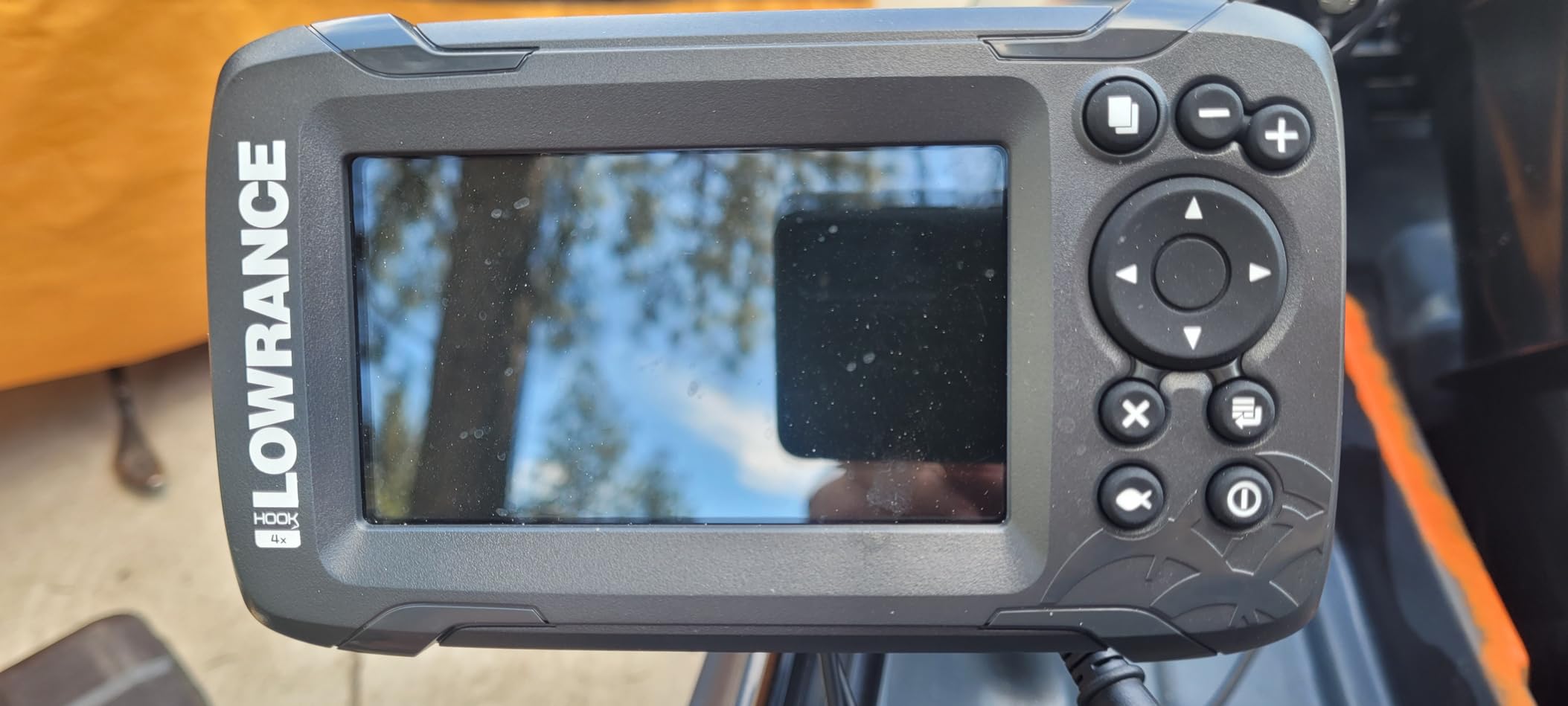 Lowrance SplitShot Skimmer Transducer, fits Lowrance HOOK2 Fish Finders,Gray customer photo 1