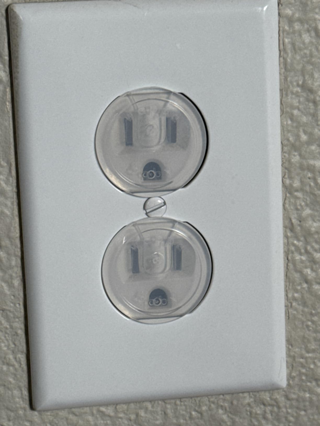 Clear Outlet Covers (50 Pack) Value Pack – Baby Safety Outlet Plug Covers – Durable & Steady – Child Proof Your Outlets Easily customer photo 1
