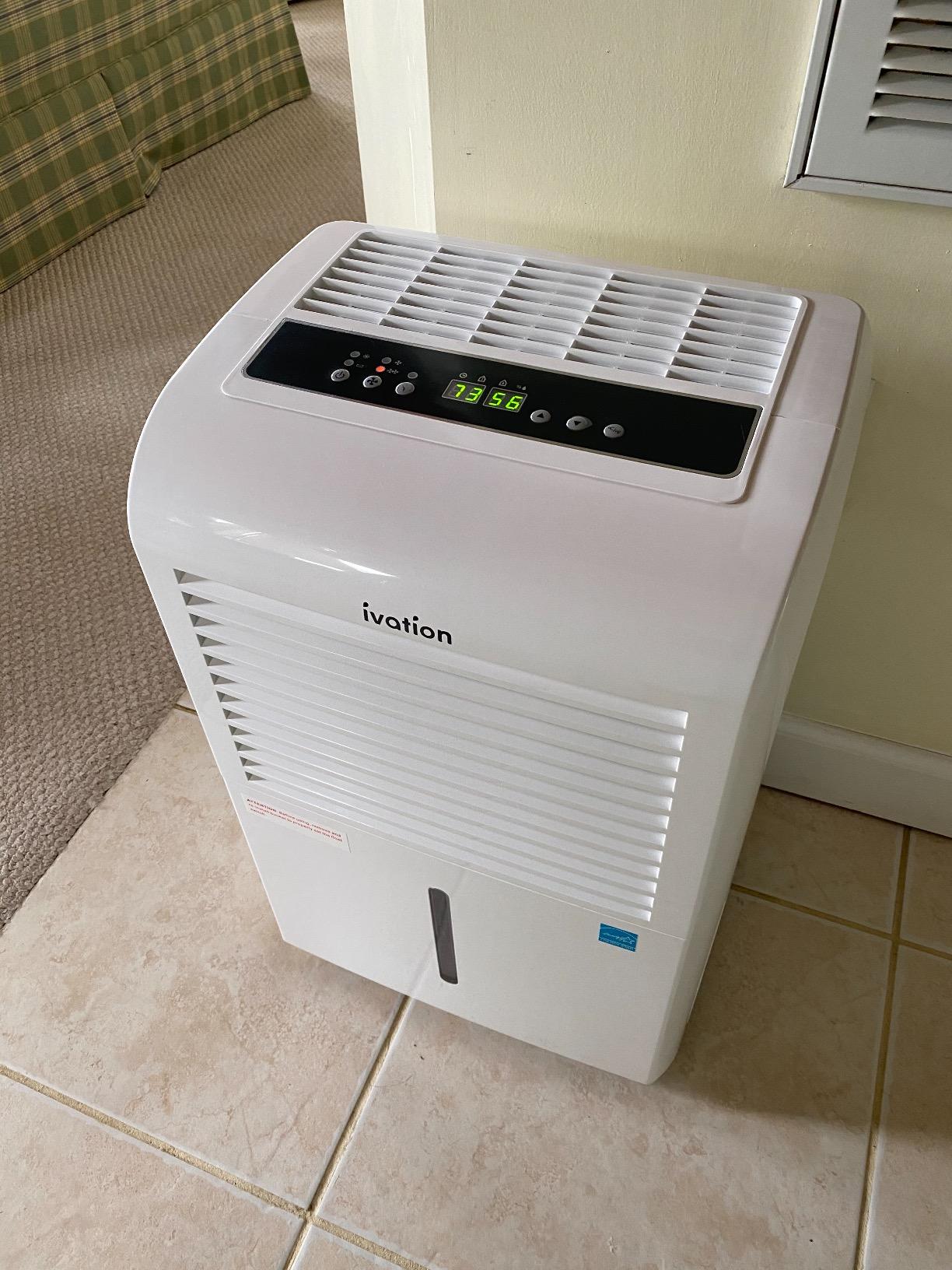 Ivation 50 Pint Dehumidifier for Basement w/Pump & Drain Hose, 4,500 Sq Ft customer photo 2