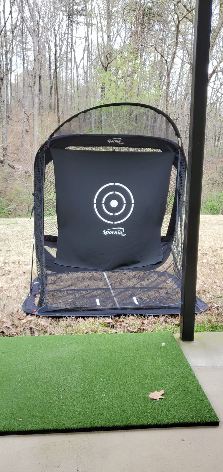 Spornia Spg-7 Golf Practice Net - Automatic Ball Return System w/Target Sheet, Two Side Barrier customer photo 2