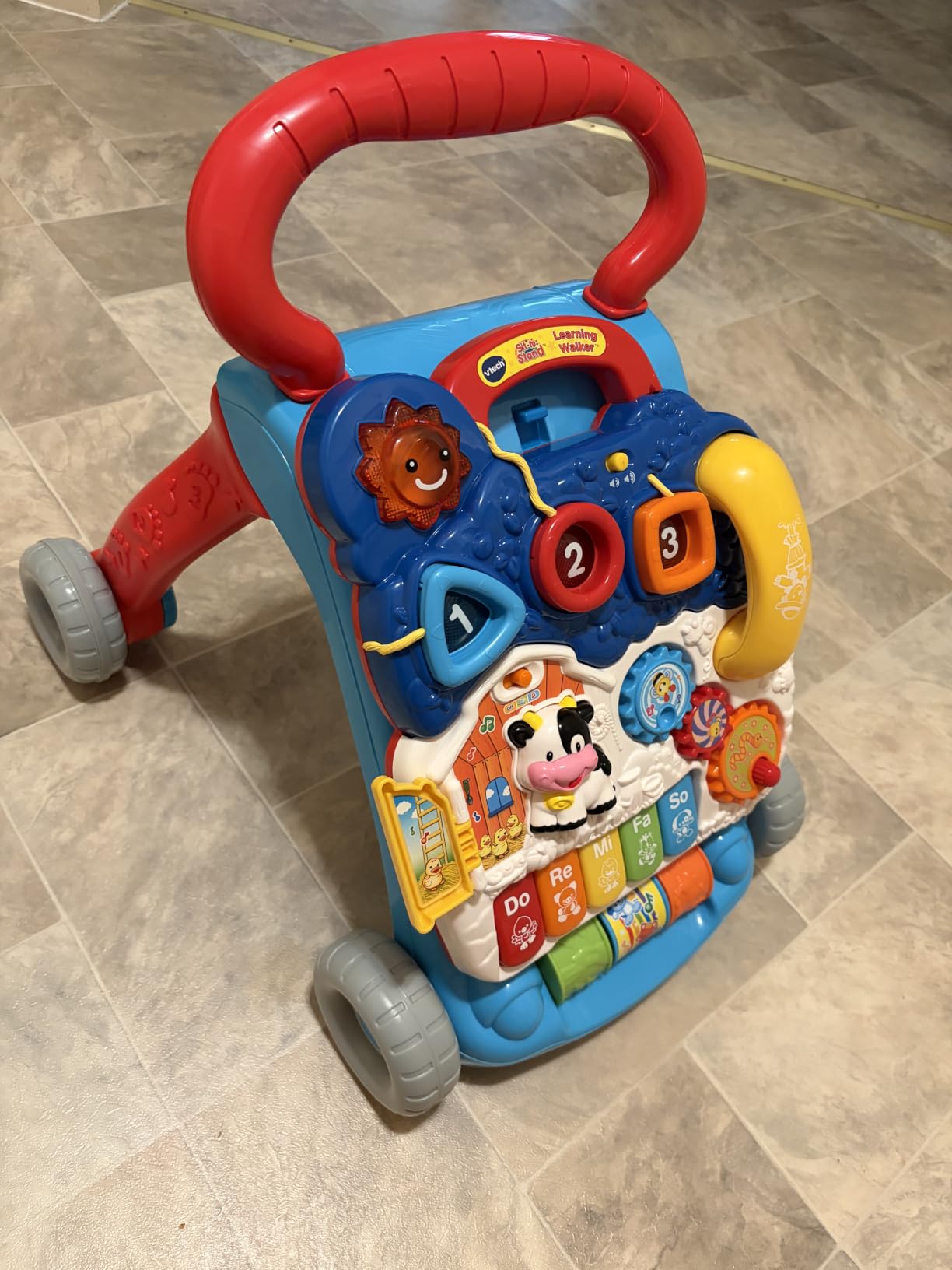 VTech Sit-to-Stand Learning Walker (Frustration Free Packaging), Blue customer photo 1
