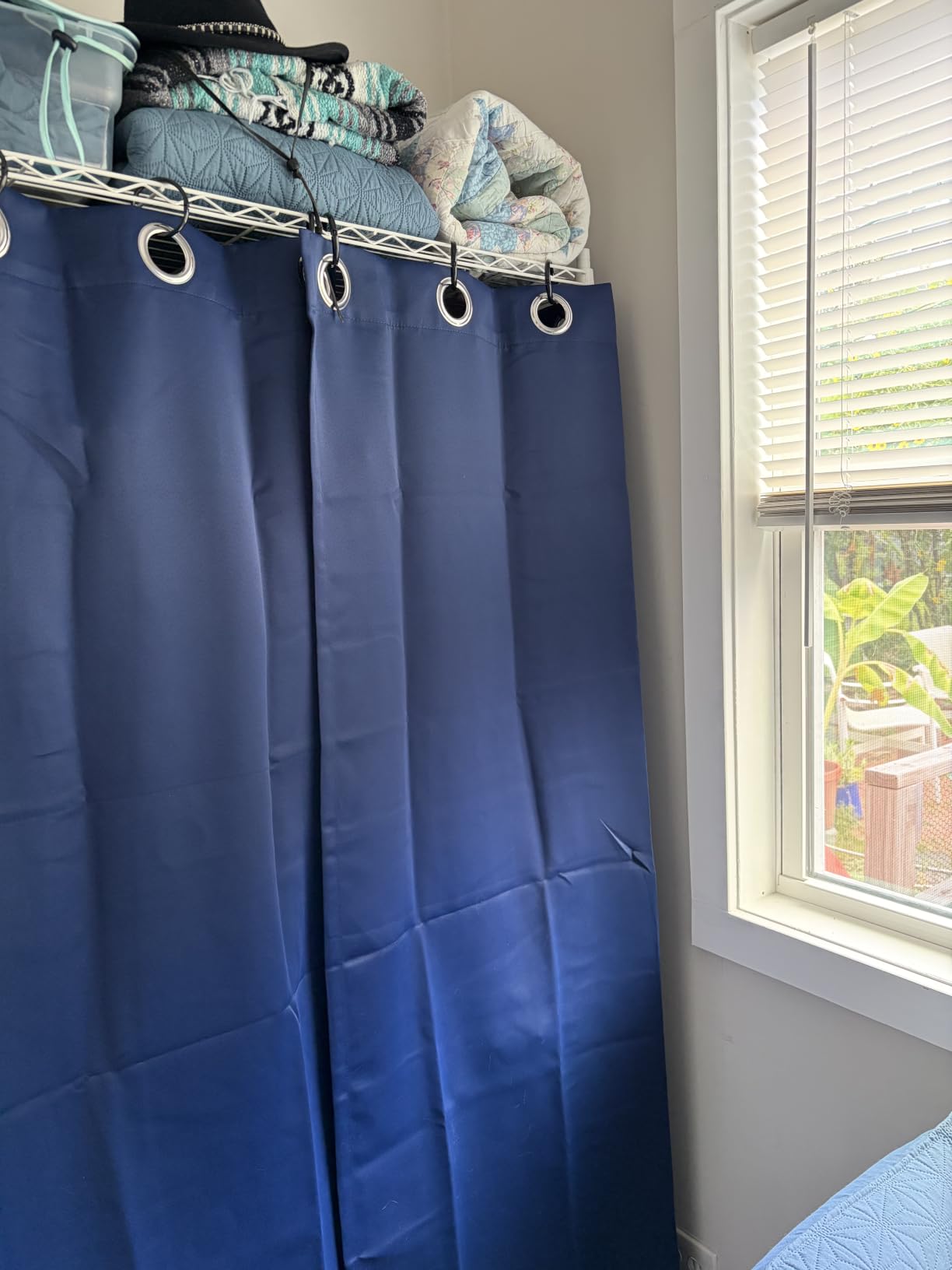 BGment Navy Blue Blackout Curtains for Bedroom 63 Inch Long - 2 Panels customer photo 1