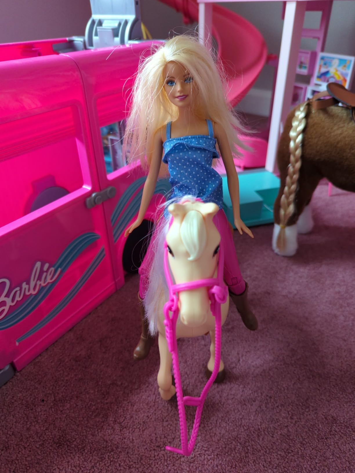 Barbie Playet with Blonde Fashion Doll in Riding Outfit customer photo 2
