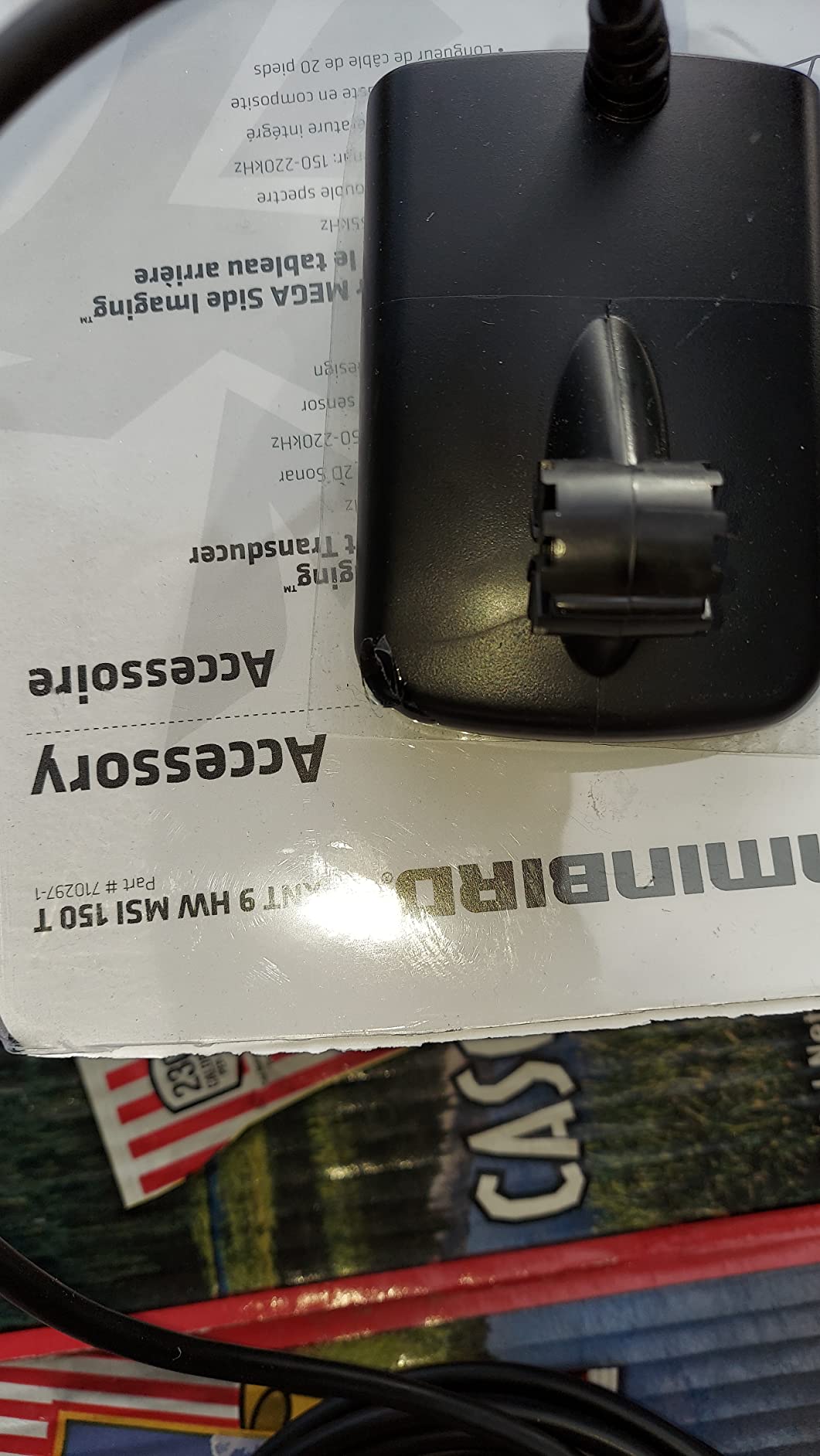 HUMMINBIRD XNT-9-HW-MSI-150-T TRANSOM MOUNT TRANSDUCER customer photo 2