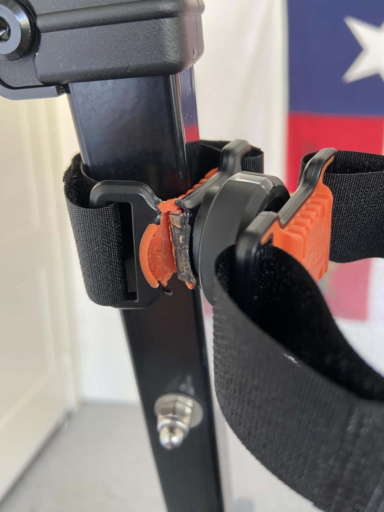 Frogger Golf Magnetic Rangefinder Holder for Carts & Push Carts Latch It Technology, Non Slip Straps, Adjustable Range Finder Mount Strap with Strong Magnets Golf Course Accessories customer photo 2