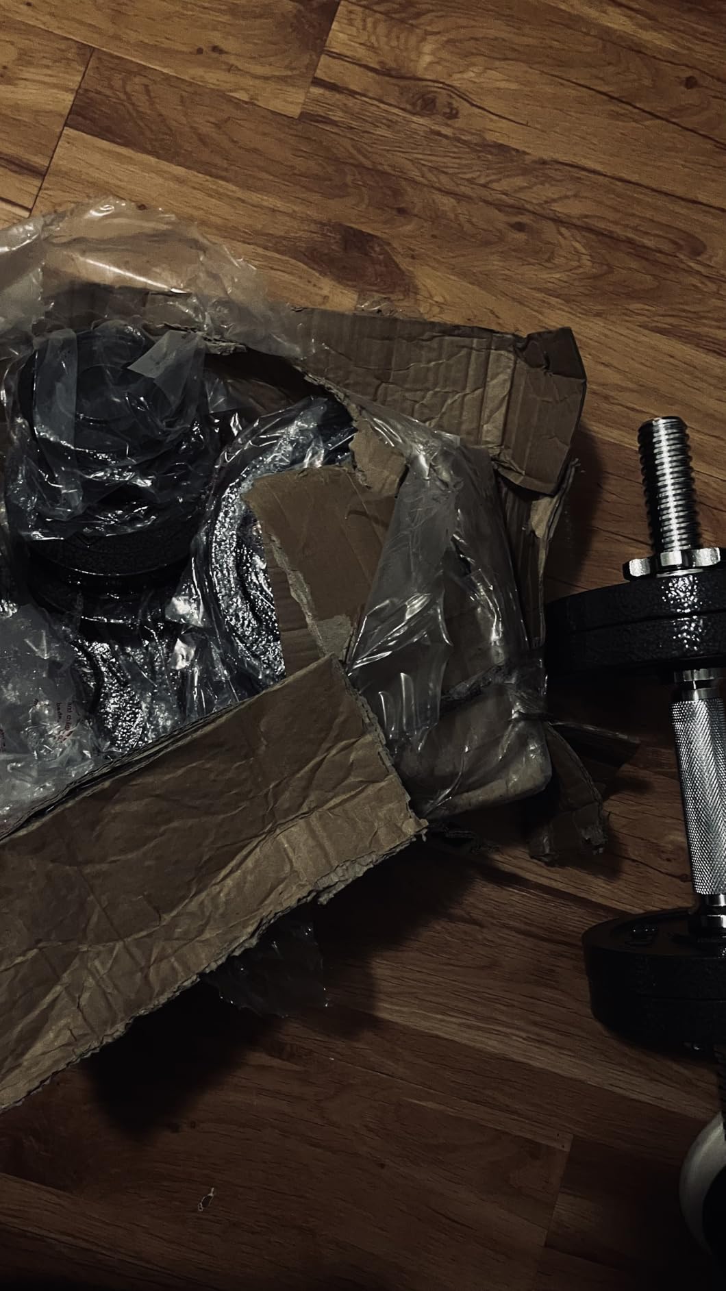 CAP Barbell 52.5-Pound Adjustable Dumbbell Weight (Pair), chrome finish customer photo 2