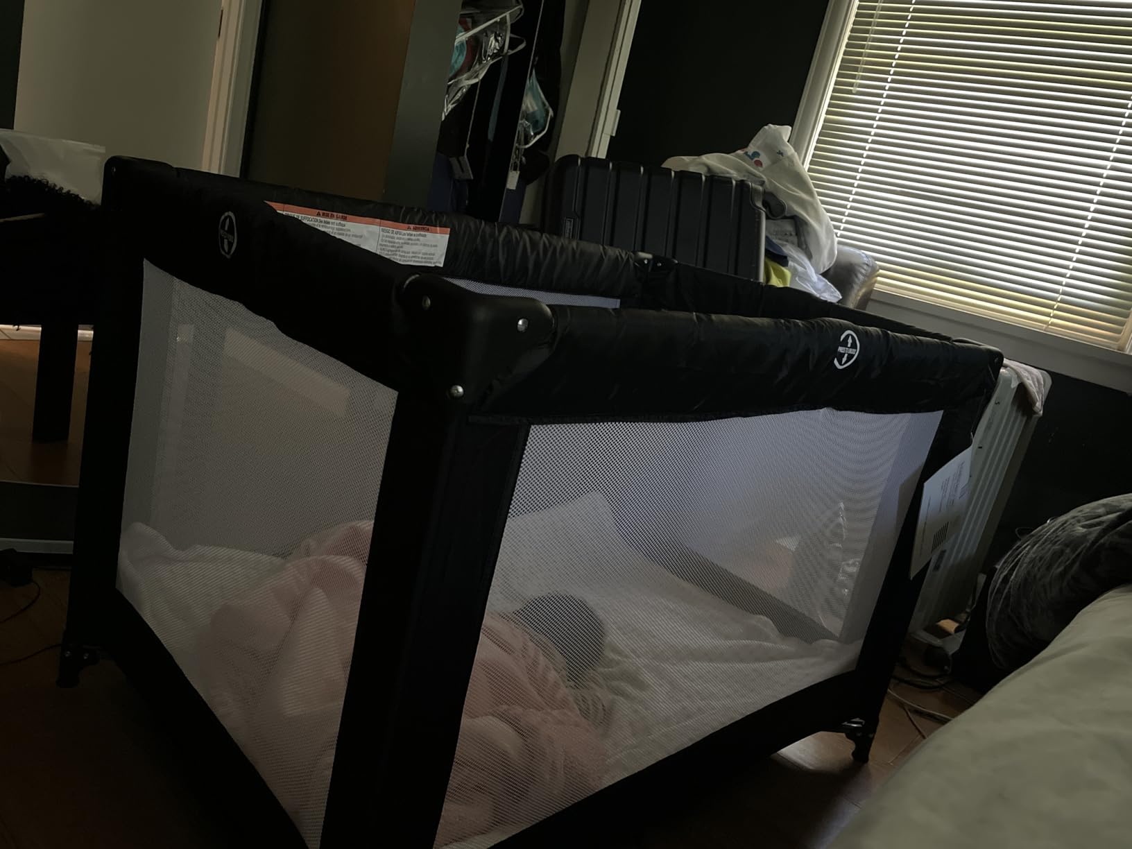 Dream On Me Nest Portable Playard, Lightweight, Foldable, Carry Bag, Pink customer photo 2